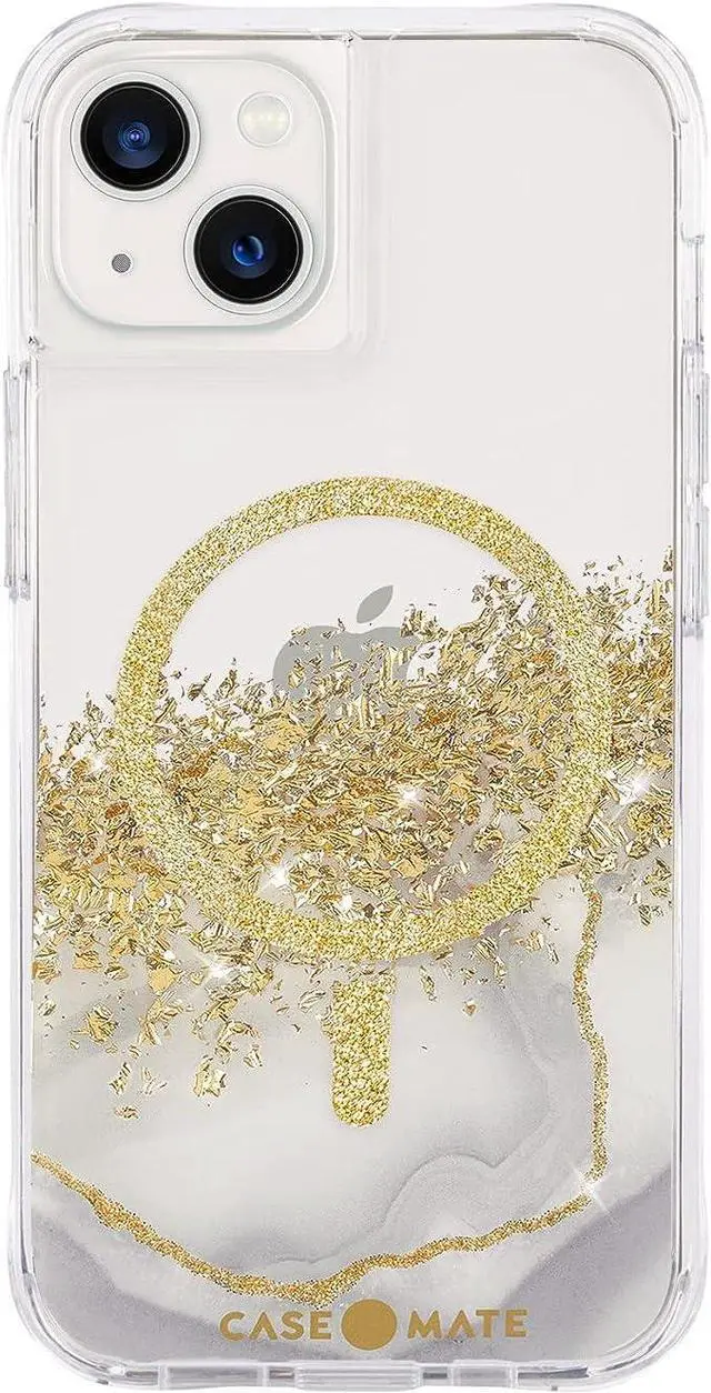 Main image of Case Mate KARAT 10 FT 3M Drop Protection Clear/ Gold For Iphone 13