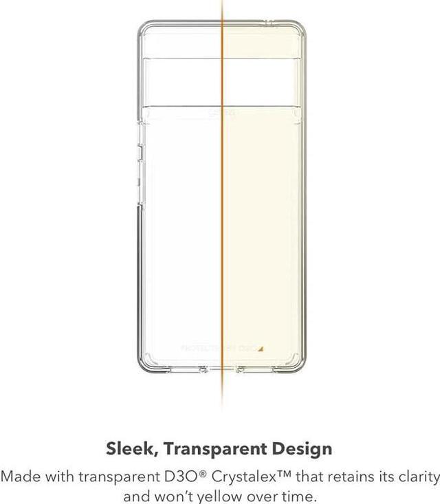 Alt view image 3 of 4 - ZAGG Gear 4 Crystal Palace Clear Case For Google Pixel 6a 5G Compatible