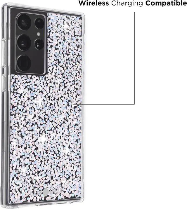 Alt view image 3 of 7 - Case Mate Multi Magnets Work With MagSafe 10 Foot  Drop Protection Twinkle Diamond Case For Iphone 6.7" 2022 ( IPHONE 14 Plus)
