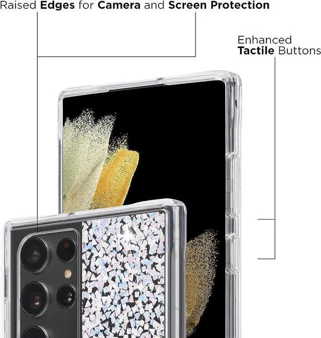 Alt view image 4 of 7 - Case Mate Multi Magnets Work With MagSafe 10 Foot  Drop Protection Twinkle Diamond Case For Iphone 6.7" 2022 ( IPHONE 14 Plus)