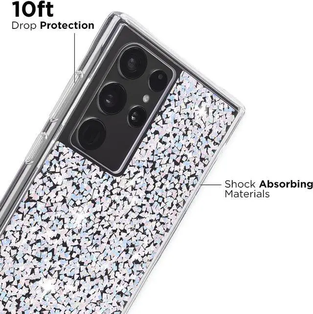 Alt view image 5 of 7 - Case Mate Multi Magnets Work With MagSafe 10 Foot  Drop Protection Twinkle Diamond Case For Iphone 6.7" 2022 ( IPHONE 14 Plus)