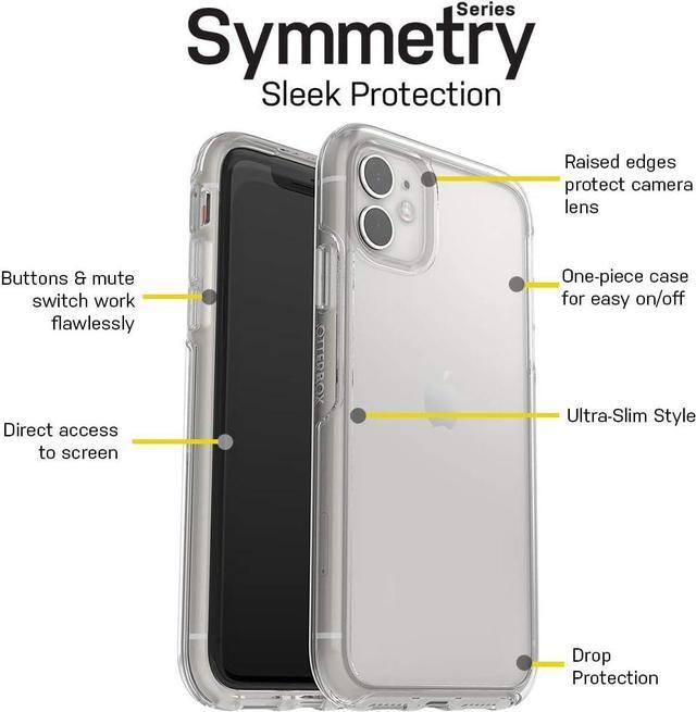 Alt view image 6 of 7 - Otter Box Symmetry Series Sleek Protection Clear Glitter Case For iphone 11
