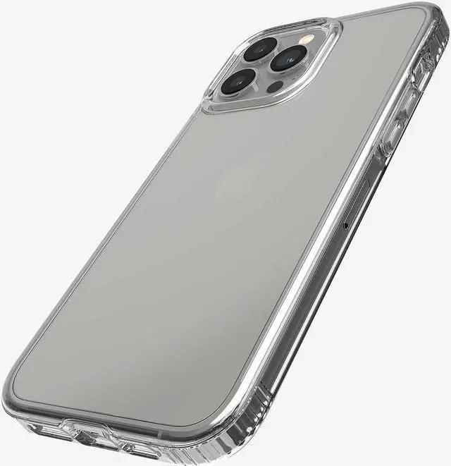 Alt view image 3 of 6 - Tech 21 Evocheck Multi - Drop Phone Protection Clear Case For  Iphone 13 Pro Max / Iphone 12 Pro Max