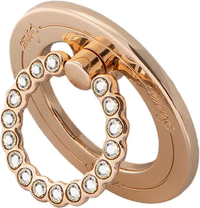 Main image of Sonix MagLink Removable Phone Gold/Clear Rhinestone Ring