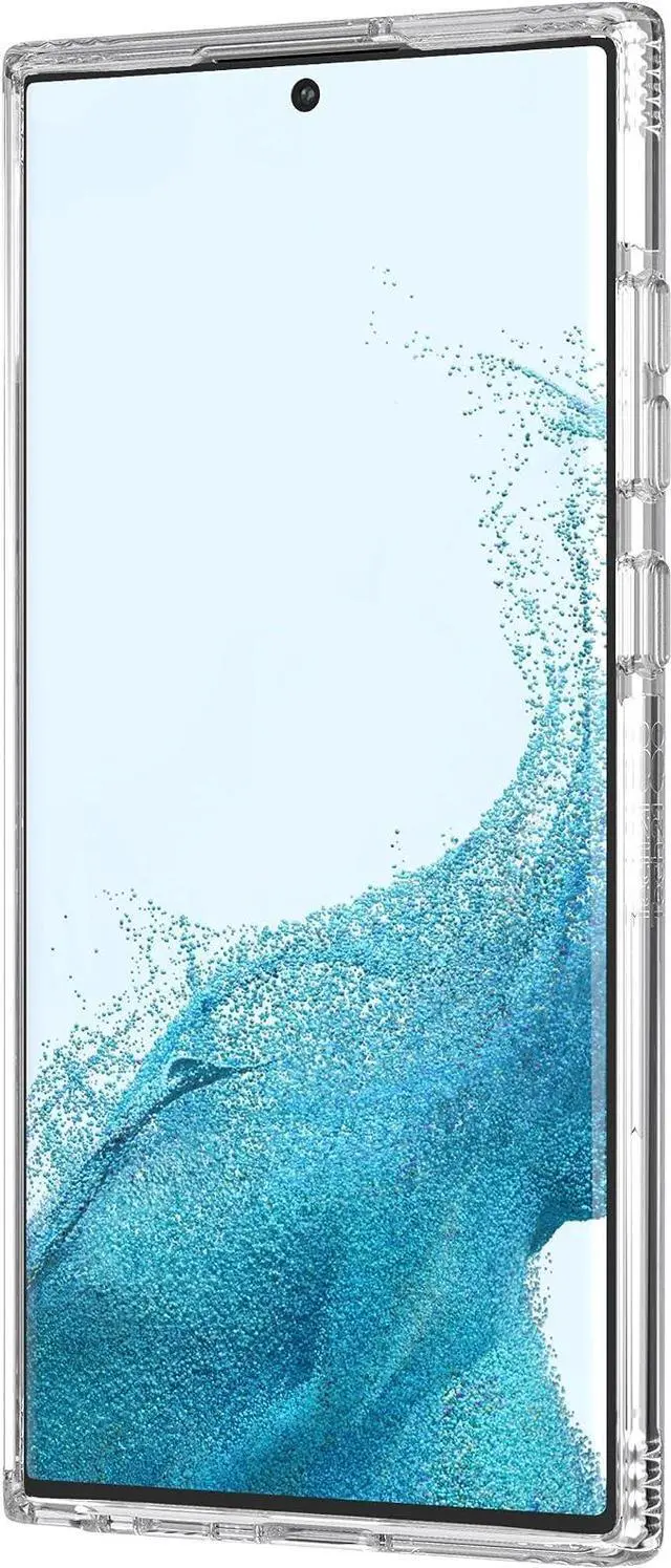 Alt view image 3 of 6 - Tech 21 EVOCHECK Multi Drop 12 FT 3.6M  Impact Tested  Phone Protection Clear Case For Samsung Galaxy S22 Ultra