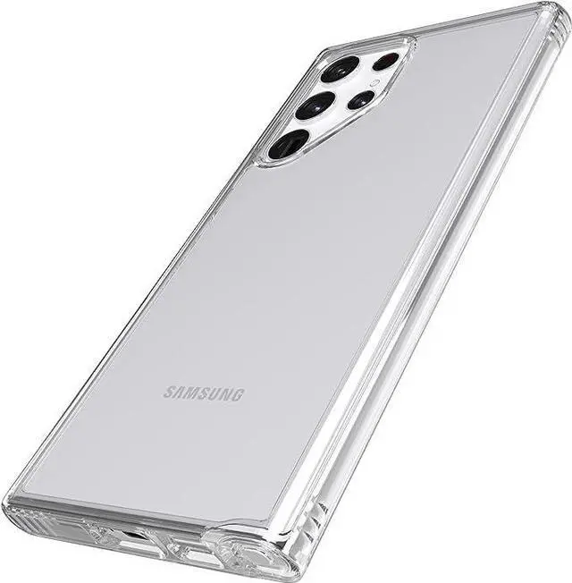 Alt view image 4 of 6 - Tech 21 EVOCHECK Multi Drop 12 FT 3.6M  Impact Tested  Phone Protection Clear Case For Samsung Galaxy S22 Ultra