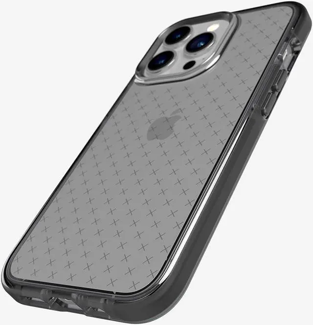 Alt view image 3 of 5 - Tech 21 EVOCHECK Multi Drop 16FT/4.9M Impact Tested  phone Protection Black Case For iphone 13 Pro