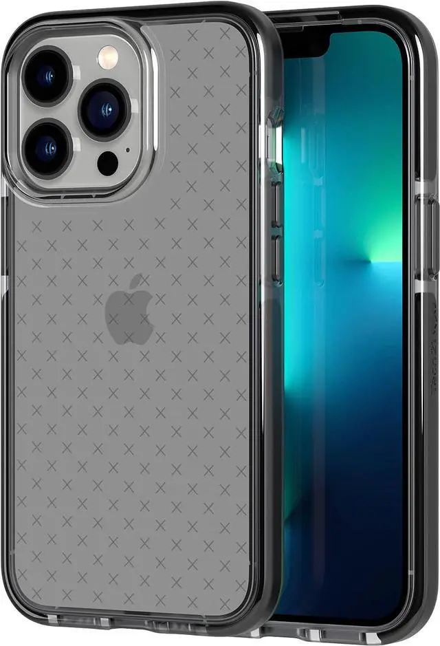 Alt view image 5 of 5 - Tech 21 EVOCHECK Multi Drop 16FT/4.9M Impact Tested  phone Protection Black Case For iphone 13 Pro
