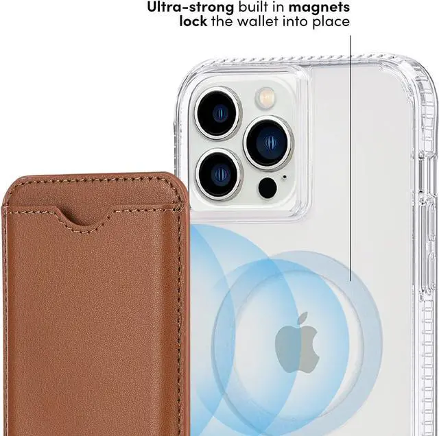 Alt view image 2 of 6 - Case Mate Magnetic Card Holder Work With Magsafe ( Compatible Case Or iphone Securely Holds Cards &Cash)
