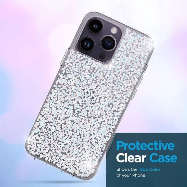 Alt view image 3 of 6 - Case Mate Multi Magnets Work With MagSafe 10 Drop Protection Silver Case For Iphone 14 Pro Max