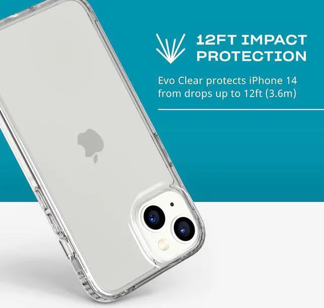 Alt view image 3 of 6 - Tech 21 12 FT 3.6M Multi Drop Imoact Tested Clear Case For iphone 6.1" 2022