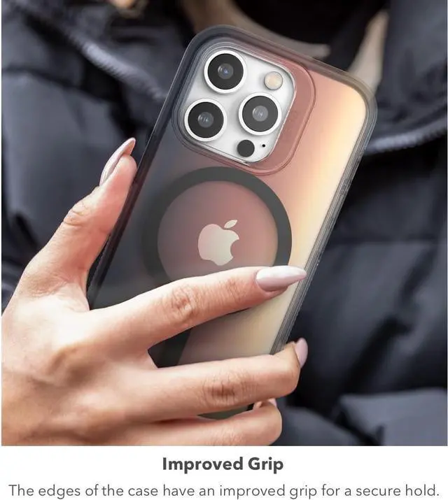 Alt view image 2 of 6 - ZAGG Gear 4 Compatible With MagSafe13 FT/4M Drop Protection Milan Snap Rose Case For iphone Pro 6.1" 2021