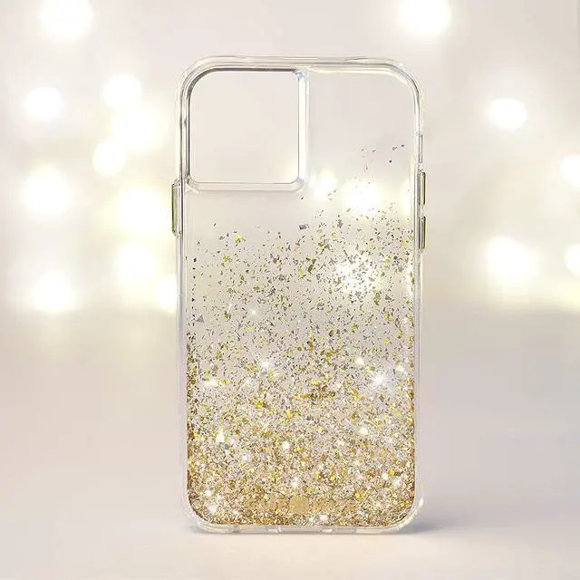 Alt view image 5 of 5 - Case Mate With/ Avec Micropel Antimicrobial Protection 10 FT Drop Protection Twinkle Ombre Case For iphone 12/ iphone 12 Pro