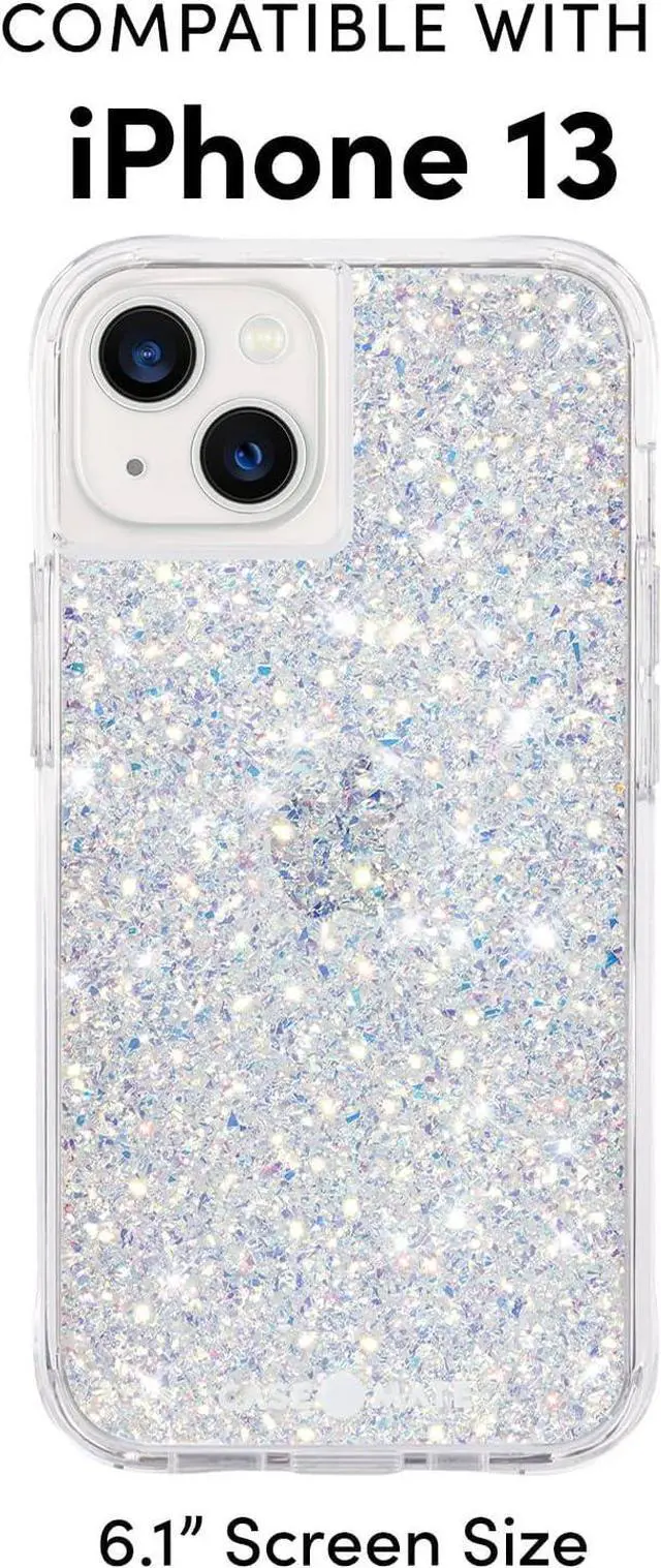 Alt view image 3 of 6 - Case Mate 10FT Drop Protection Built - IN Antimicrobial Technology Twnkle Case For iphone 13