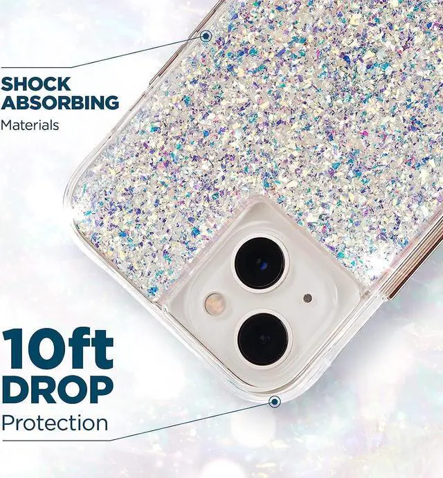 Alt view image 5 of 6 - Case Mate 10FT Drop Protection Built - IN Antimicrobial Technology Twnkle Case For iphone 13
