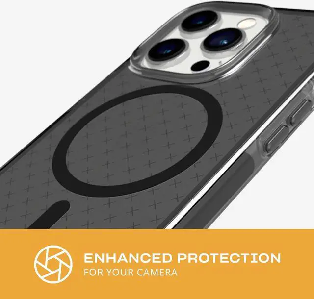 Alt view image 5 of 6 - Tech 21 Flexshock 16 FT 4.9M Multi Drop Impact Tested Maggsafe Comatible Black Case For iphone 14  Pro 6.1" Pro  2022