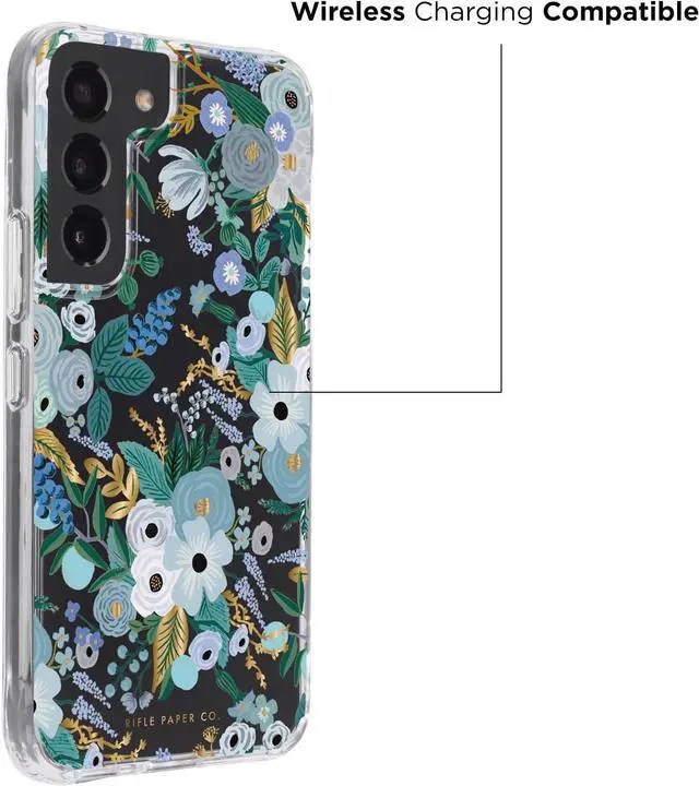 Alt view image 2 of 7 - Rifle Paper CO. 10 FT Drop And Antimicrobial Protection Floral For Samsung Galaxy S22