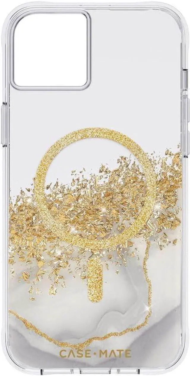 Alt view image 4 of 5 - Case-Mate Karat Marble with MagSafe Case- iPhone 14 Plus - Karat Marble