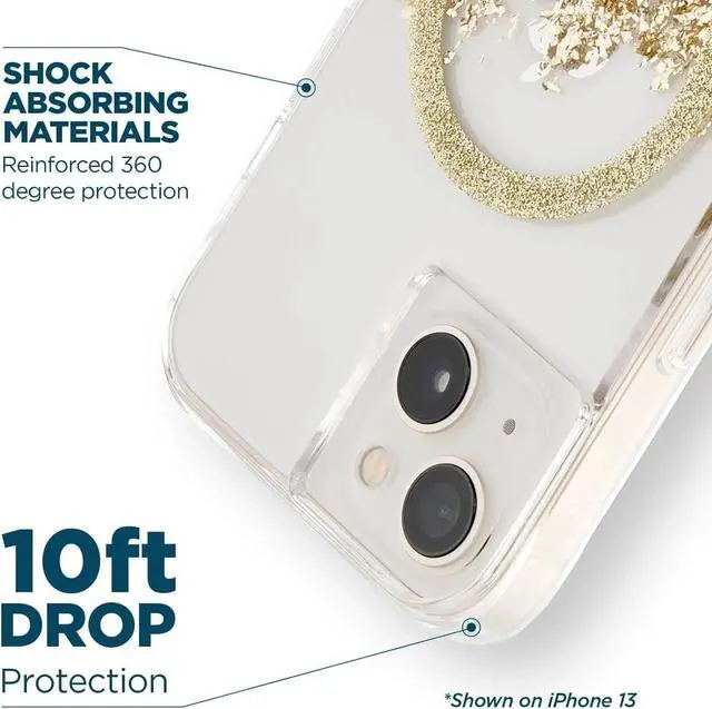 Alt view image 5 of 5 - Case-Mate Karat Marble with MagSafe Case- iPhone 14 Plus - Karat Marble