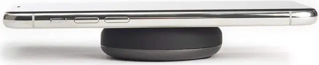 Main image of Tylt Medallion Portable Wireless Charging Pad Compact Wireless Charger Connects To Laptops And Power Banks Black