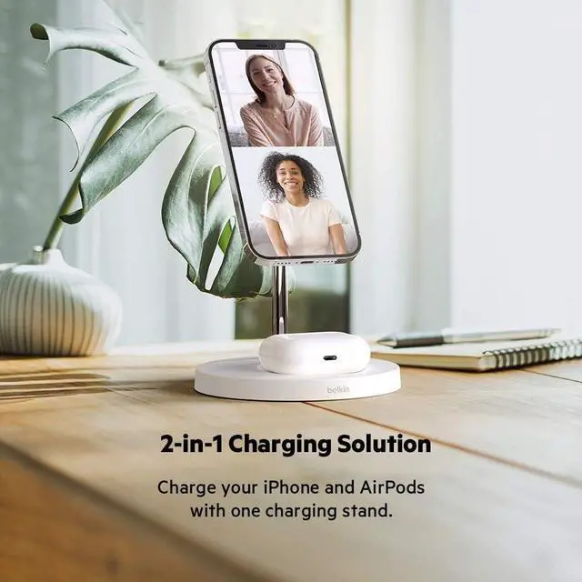 Main image of Belkin Wireless 2in1 Induction Charger WIZ010ttWH