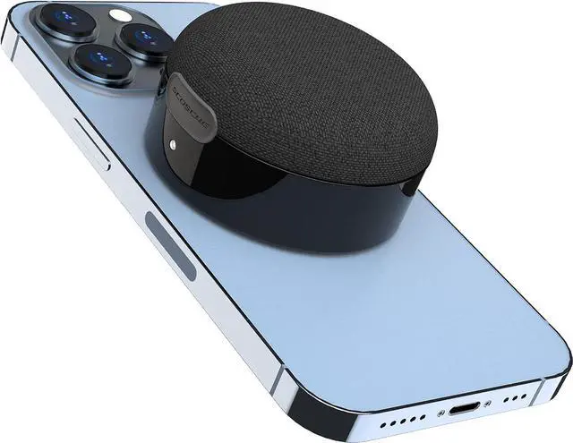 Alt view image 5 of 12 - Scosche BoomCan MS Portable Magnetic True Wireless Bluetooth Speaker Compatible with iPhone and Android Devices