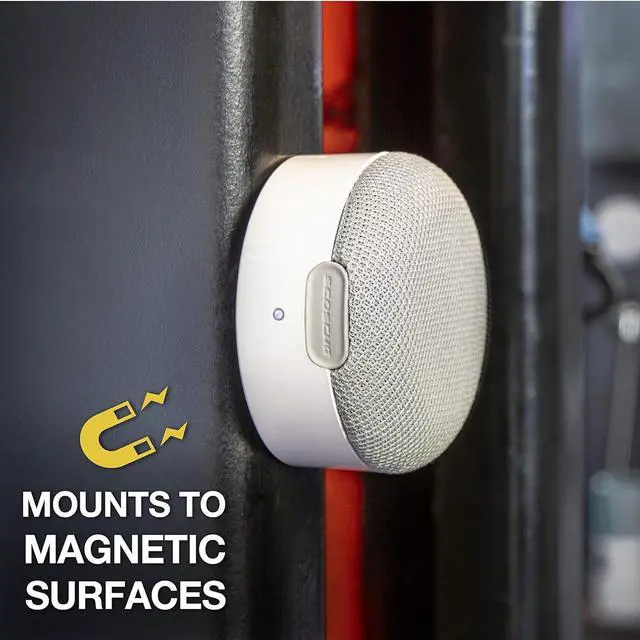 Alt view image 2 of 5 - Scosche - boomCAN MagSafe Portable Wireless Speaker - White