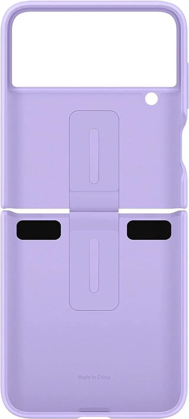 Alt view image 2 of 6 - Samsung Silicone Cover With Ring Purple Case - Samsung Galaxy Z Flip4