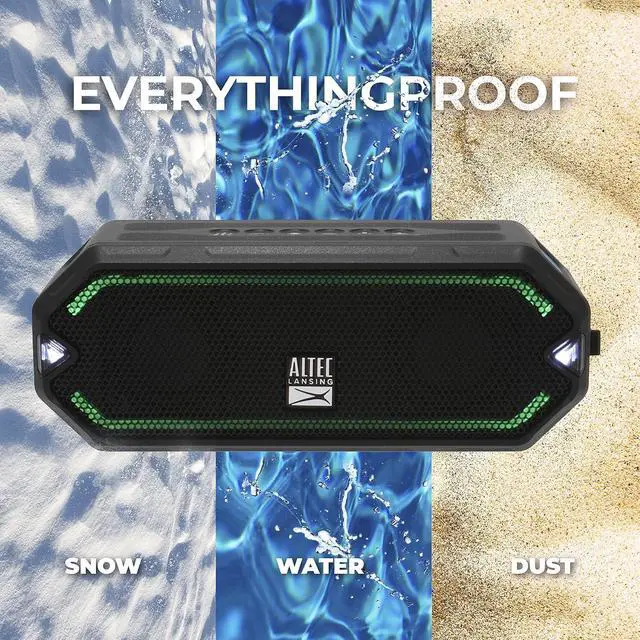Alt view image 5 of 5 - Altec Lansing - HydraJolt Everything Proof Speaker - Black