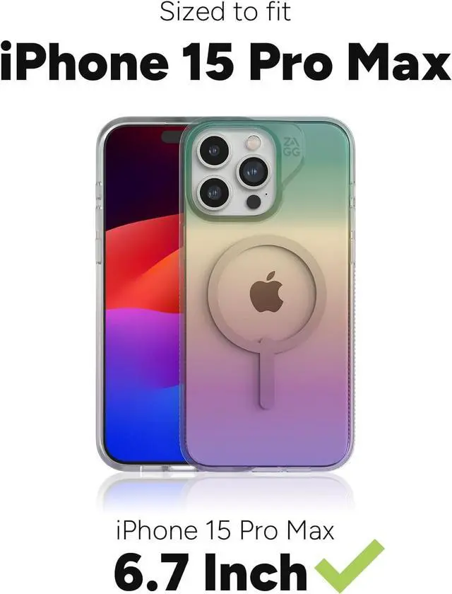 Main image of Zagg Milan Snap Case - iPhone 15 Pro Max/ iphone 6.7 Pro (2023) - Iridescent - OEM
