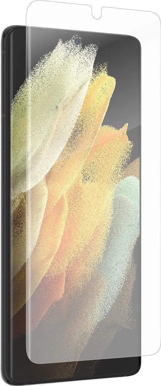 Alt view image 5 of 5 - ZAGG GlassFusion+ Synthetic Glass Anti-Bacterial Screen Protector - LG VELVET 5G