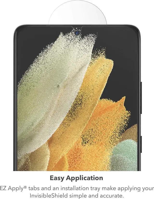 Alt view image 3 of 5 - ZAGG GlassFusion+ Synthetic Glass Anti-Bacterial Screen Protector - LG VELVET 5G