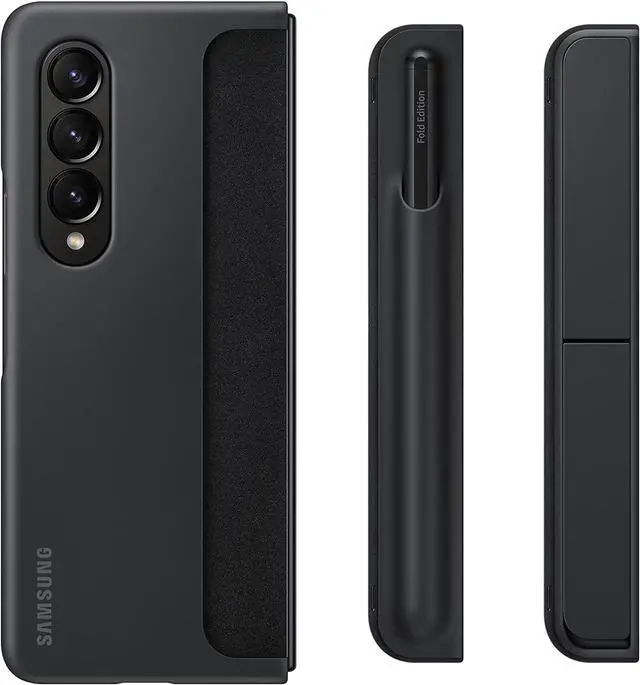 Alt view image 3 of 4 - Samsung Standing Cover With Pen Black Case - Samsung Galaxy Z Fold4