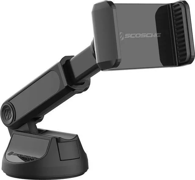 Alt view image 4 of 5 - Scosche Car Mount Extendo/Swing-Arm 2-in-1 Telescoping Mount Kit Black