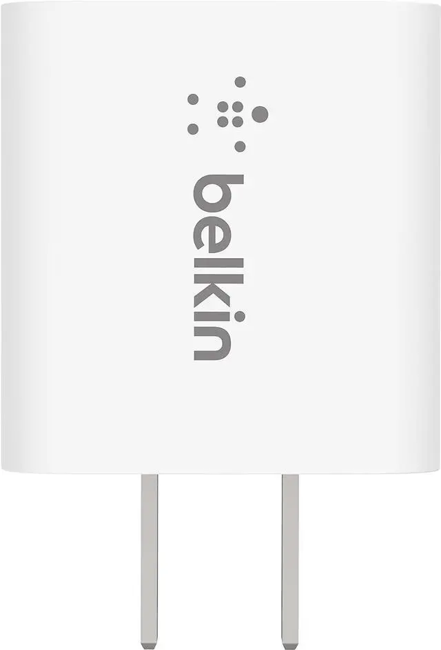 Alt view image 5 of 8 - BELKIN BBC005-WH White 20W USB-C PD Wall Charger with PPS