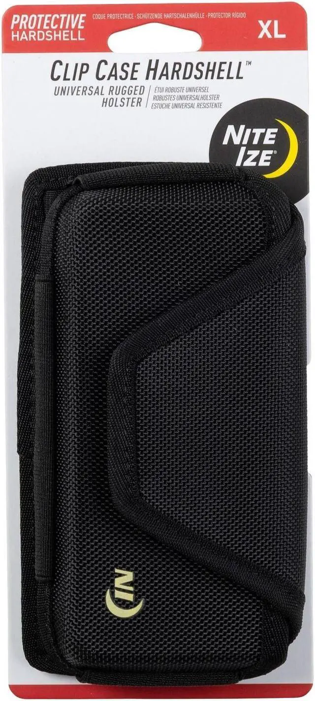 Alt view image 3 of 4 - Nite Ize XL Protective Hardshell Clip Black Cse Universal Rugged Holster