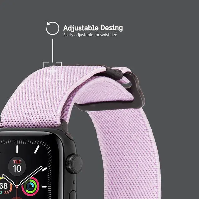 Alt view image 2 of 5 - Case-Mate Pelican Apple Watch Band for Series 1,2,3,4,5 | 38-40mm | Color: Mauve Purple