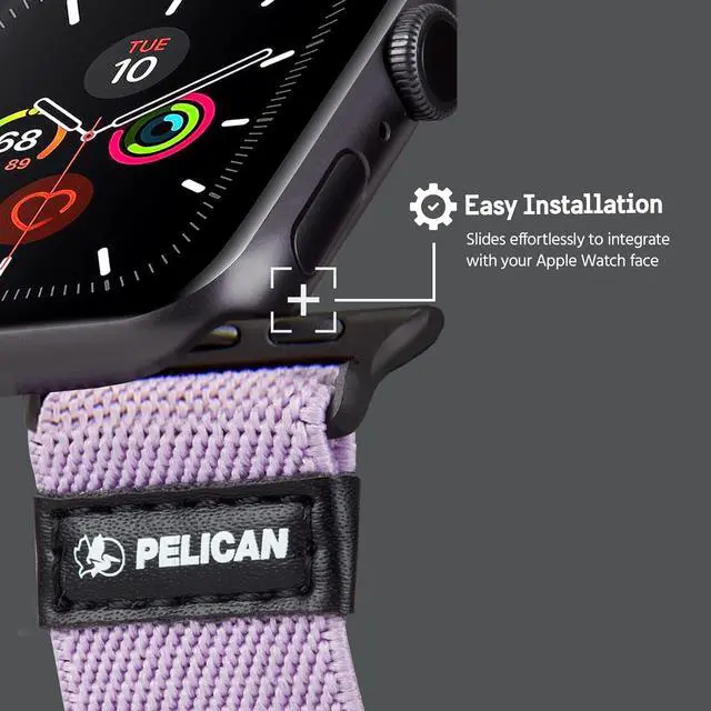 Alt view image 4 of 5 - Case-Mate Pelican Apple Watch Band for Series 1,2,3,4,5 | 38-40mm | Color: Mauve Purple