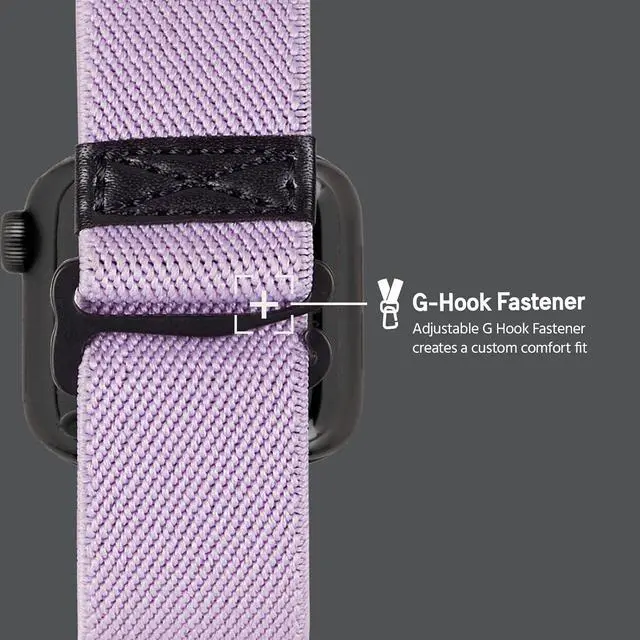 Alt view image 5 of 5 - Case-Mate Pelican Apple Watch Band for Series 1,2,3,4,5 | 38-40mm | Color: Mauve Purple
