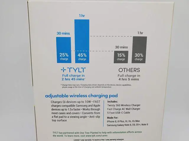 Alt view image 2 of 4 - Tylt Twisty 360 Adjustable Wireless Charging Pad | Fastest Wireless Charger | Multiple Viewing Angles - Color: Gray