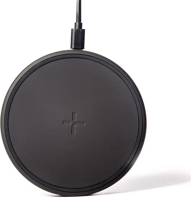 Alt view image 2 of 12 - Tylt Crest Convertible Pad + Stand | Fastest Wireless Charger | Converts From Pad To Stand | Charges Through Most Cases - Color: Black