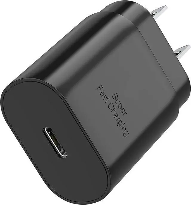Alt view image 3 of 11 - Samsung Super Fast Wall Charger 25W USB-C Compatible Black