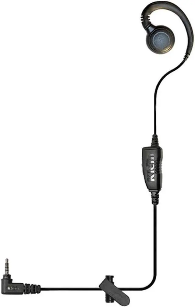 Main image of Klein CURL Wired PTT Headset for Compatible With Sonim XP3 Handset Black