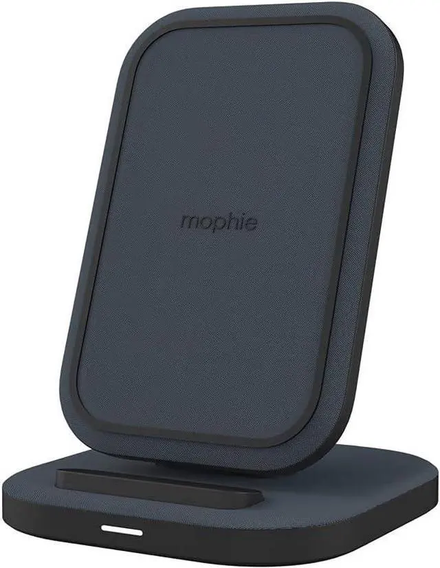 Alt view image 4 of 5 - Mophie 15 Watt Wireless Charging Stand For Apple & Samsung Black