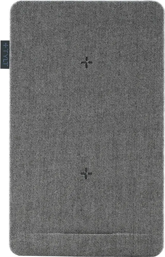 Main image of Tylt Mat Wireless Charging Mat | Fastest Dual Wireless Charger | Premium Fabric Slim Design - Color: Gray