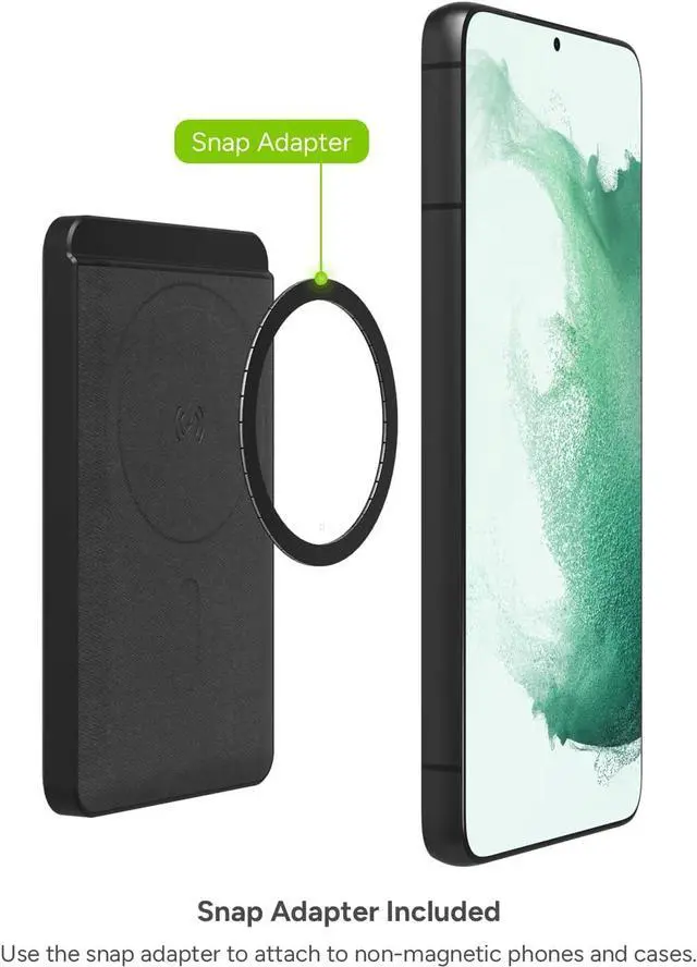 Alt view image 3 of 4 - mophie - Snap+ Juice Pack Mini 5,000 mAh Portable Charger with MagSafe Compatibility - Black