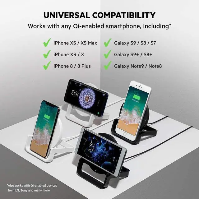 Alt view image 3 of 5 - Belkin Boost Up Wireless Charging Stand 10W White