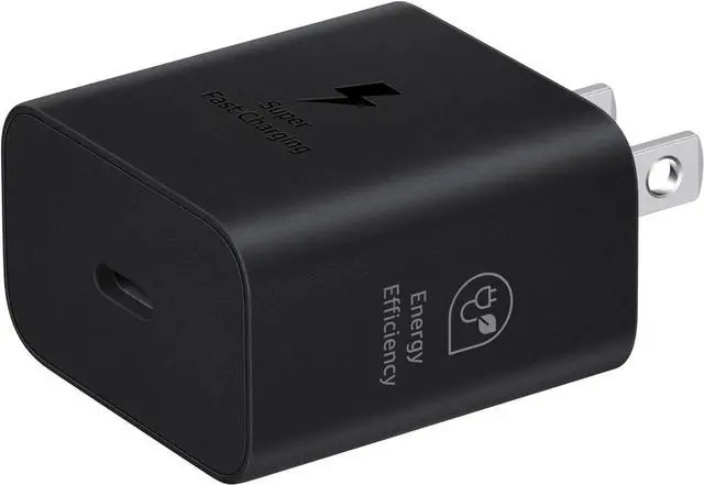 Alt view image 6 of 7 - Samsung 25W Super Fast Charging Wall Charger | Color: Black