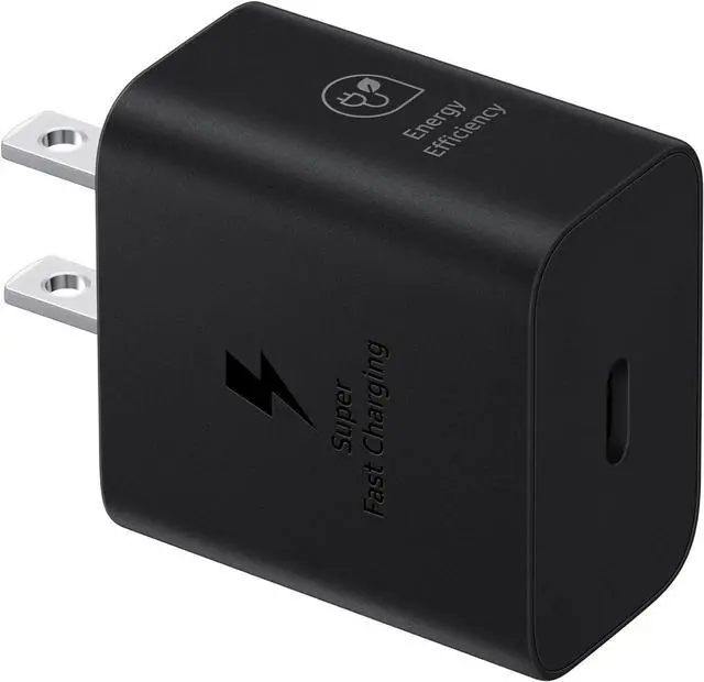 Alt view image 4 of 7 - Samsung 25W Super Fast Charging Wall Charger | Color: Black