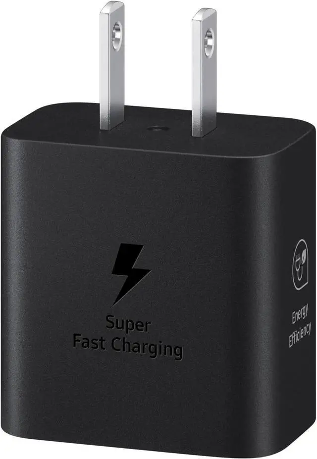 Alt view image 2 of 7 - Samsung 25W Super Fast Charging Wall Charger | Color: Black